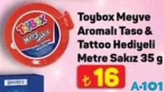 TOYBOX MEYVE AROMALI METRE SAKIZ 35 G TOYBOX MEYVE AROMALI METRE SAKIZ 35 G